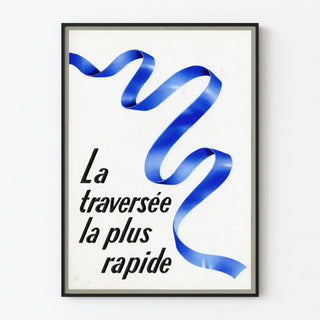 Poster The Fastest Crossing - Minimalist Wall Decoration