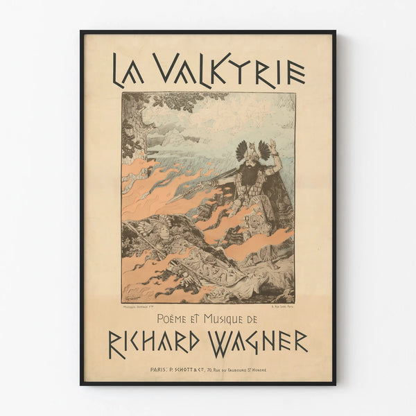 Decorative Poster The Valkyrie by Richard Wagner