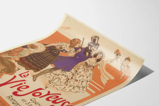 Vintage Poster La Vie Joyeuse - Operetta by Antony Mars