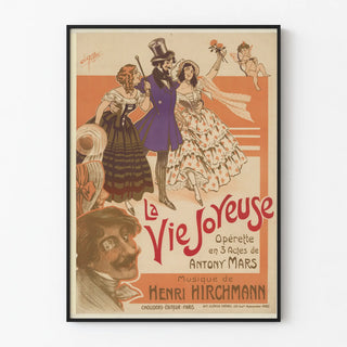 Vintage Poster La Vie Joyeuse - Operetta by Antony Mars