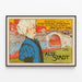 Vintage poster of the Old Town of Dresden 1896 — framed artwork on a wall