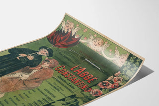 Vintage Poster L'Abbé Constantin, Comedy in 3 Acts