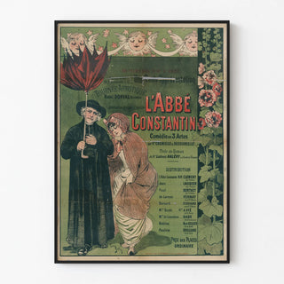Vintage Poster L'Abbé Constantin, Comedy in 3 Acts