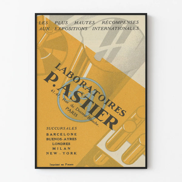 Vintage poster Laboratoires P. Astier retro wall decoration