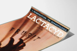 Vintage Lactacyd dermatology advertising poster