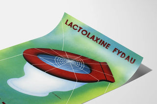 Vintage Poster Lactolaxine Fydau Constipation