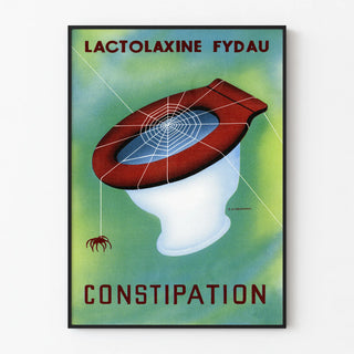 Vintage Poster Lactolaxine Fydau Constipation