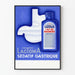 Vintage poster Lactoma Sédatif Gastrique Blue and White
