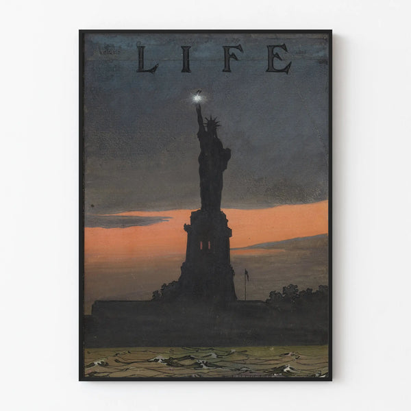 Liberty Statue at Twilight Poster