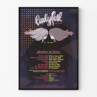 Ladyfest Oslo 2009 Poster - Wall Decoration Music Festival