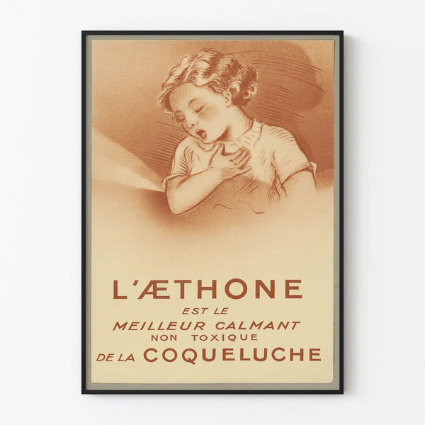 Vintage poster L'Æthone - Calming remedy for whooping cough