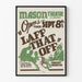 Vintage Mason Theater Poster - Laff That Off