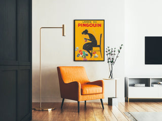 Vintage Poster of the Penguin Woolens