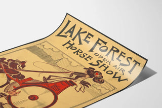 Vintage Poster of the Lake Forest Open Air Horse Show