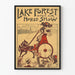 Vintage Poster of the Lake Forest Open Air Horse Show