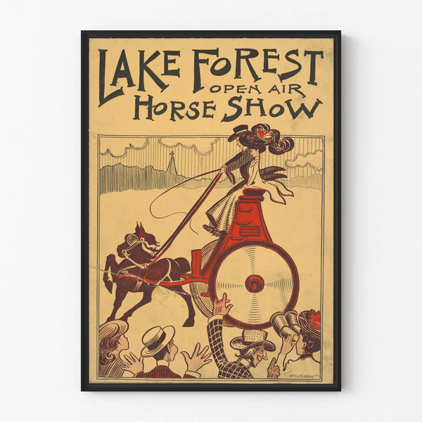 Vintage Poster of the Lake Forest Open Air Horse Show