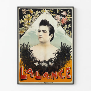 Vintage Poster of La Lance Portrait of an Elegant Woman