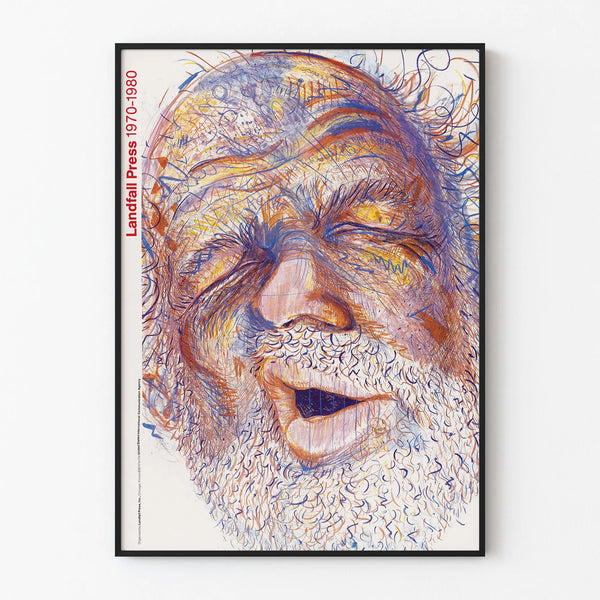 Landfall Press Poster 1970-1980 - Colorful and Expressive Portrait