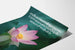 Laos 2010 Awareness Poster with Lotus Flowers