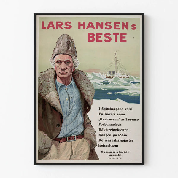 Vintage Lars Hansen Poster - Nordic Wall Decoration