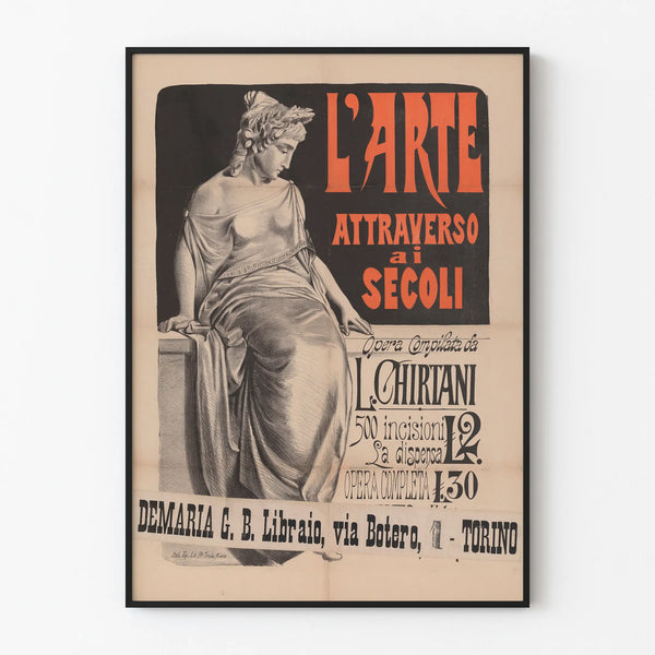Vintage Art Poster Through the Centuries Wall Decoration