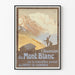 Vintage Poster of the Ascent of Mont Blanc by La Crémaillère