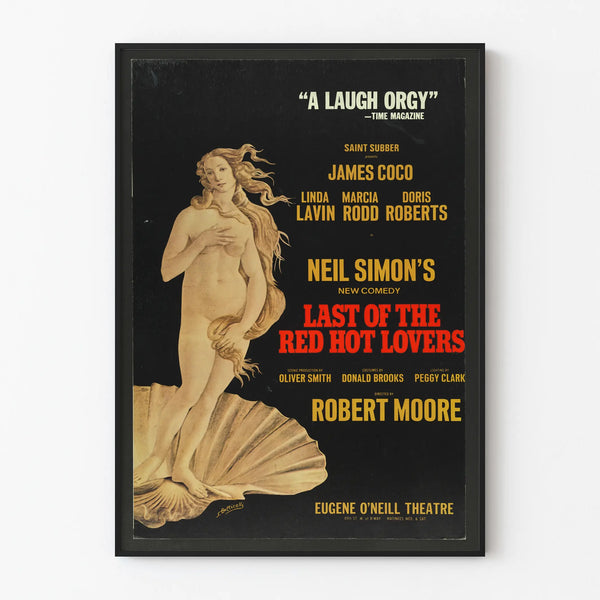 Vintage Poster Last of the Red Hot Lovers - Classic Theater Wall Decoration