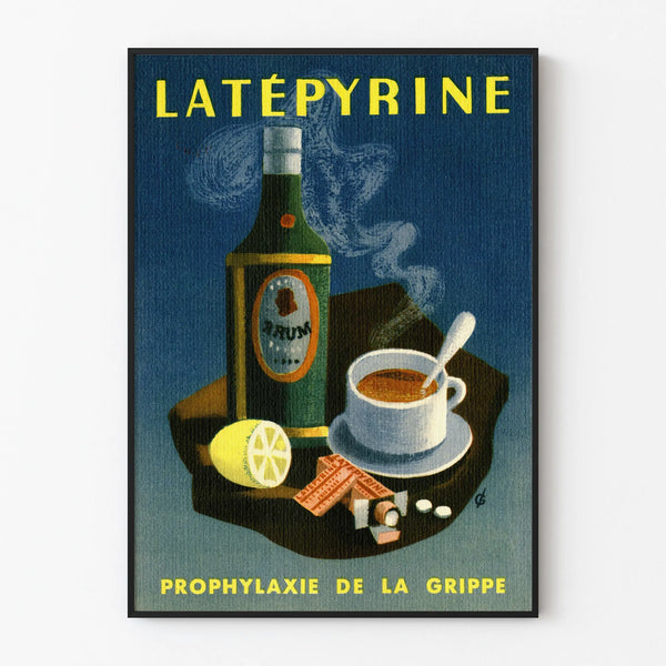 Vintage Poster La Tépyrine Flu Prevention