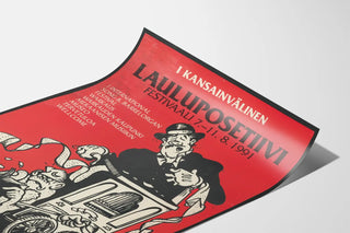 Vintage Poster Festival International Lauluposetiivi 1991