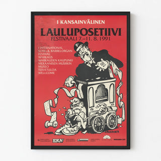 Vintage Poster Festival International Lauluposetiivi 1991