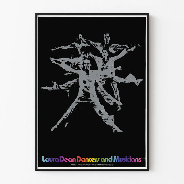Vintage poster Laura Dean Dancers and Musicians - Artistic wall decoration