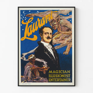 Vintage Poster Laurent Magician Illusionist