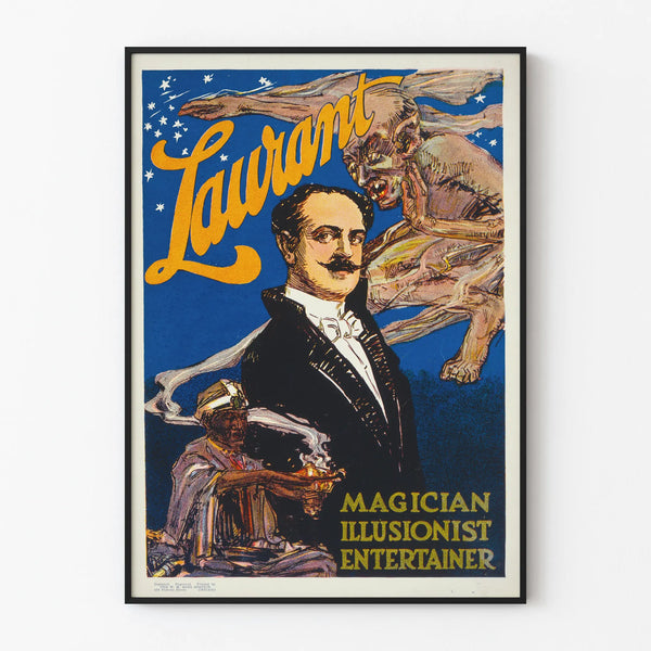 Vintage Poster Laurent Magician Illusionist