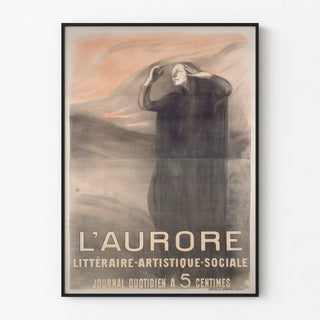 Vintage poster L'Aurore Littéraire Artistique Sociale by Eugène Carrière