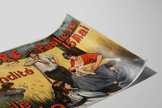 Vintage poster L'Aurore publishes Fécondité by Émile Zola — artwork view