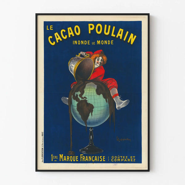 Vintage Poster Le Cacao Poulain Wall Decoration