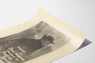 Poster The Song of Rain - Poetry by Paul Verlaine illustrated