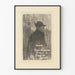 Poster The Song of Rain - Poetry by Paul Verlaine illustrated