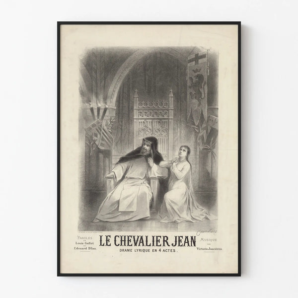 Vintage Poster The Knight Jean - Lyric Drama in 4 Acts