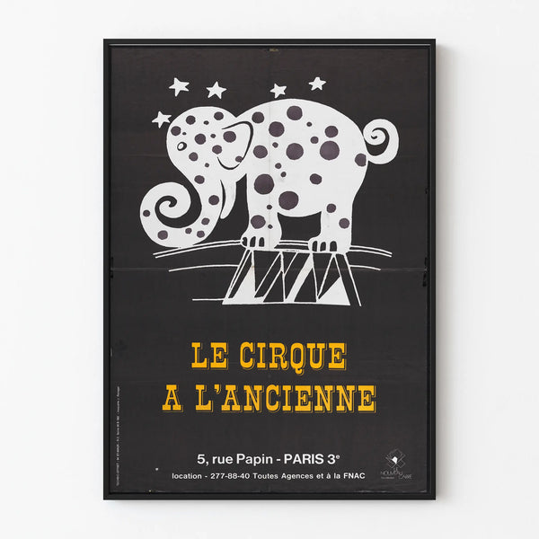 Vintage wall decoration poster Le Cirque à l'Ancienne