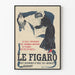 Vintage poster of Le Figaro Parisian newspaper