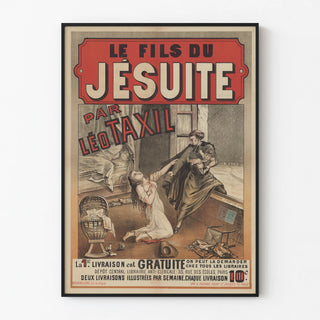 Vintage Poster of The Jesuit's Son by Léo Taxil