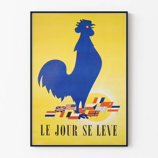 Poster Le Jour Se Lève - Patriotic Wall Decoration