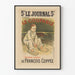Vintage Poster The Guilty - Unpublished Novel by François Coppée