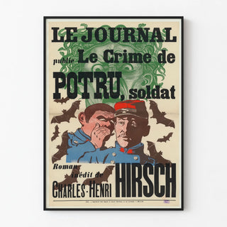 Vintage Poster The Crime of Potru by Charles-Henri Hirsch