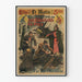 Vintage poster of the serial Les Chevaliers du Pneu by Marc Anfossi