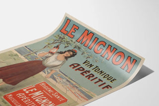 Vintage poster Le Mignon Vin Tonique Aperitif Marseillan