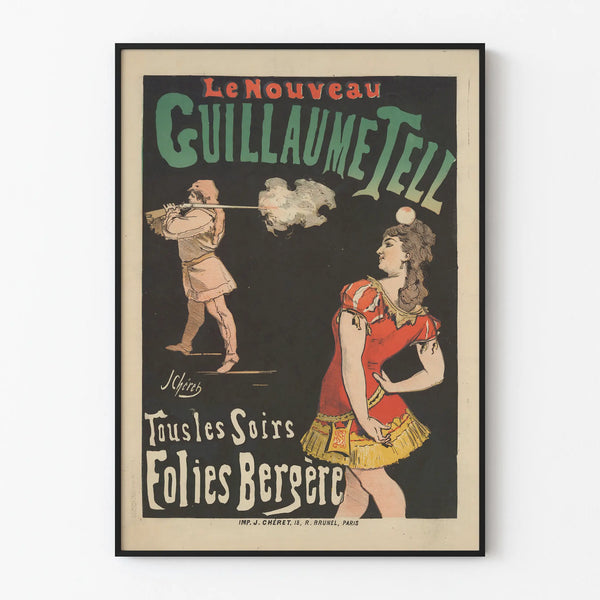 Vintage Poster The New William Tell - Retro Wall Decoration