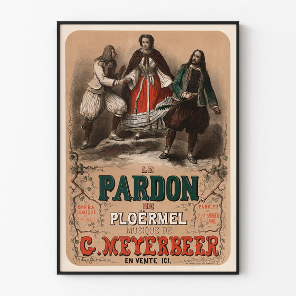 Vintage Poster of Le Pardon de Ploërmel - Artistic Wall Decoration