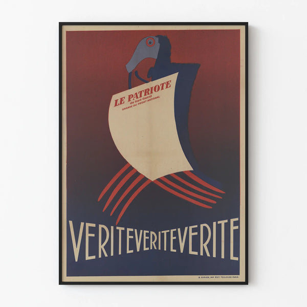 Poster The Patriot of the Southwest - Vintage Wall Decoration